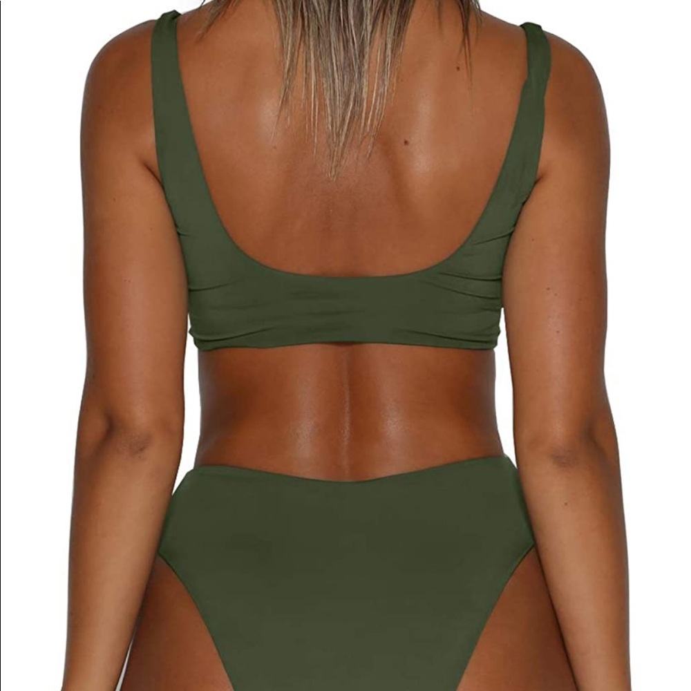 Olive green size medium bikini